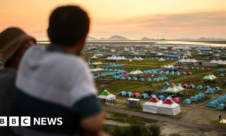 All scouts leaving South Korea camp as storm looms