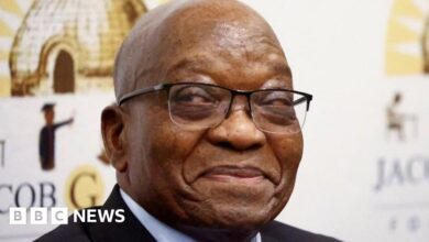 South Africa's ex-President Jacob Zuma won't return to prison due to overcrowding