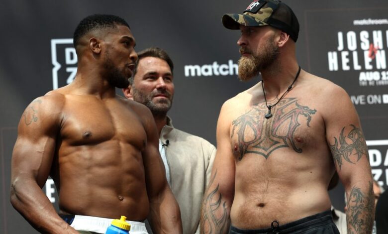 Anthony Joshua vs. Robert Helenius: date, time, weights, how to watch, background