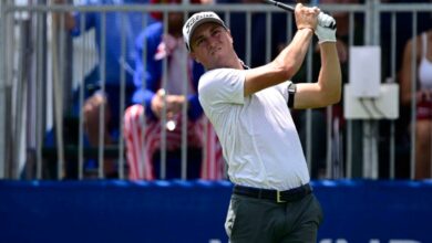Justin Thomas remains alive in FedEx Cup Playoffs hunt after strong Round 3 at 2023 Wyndham Championship