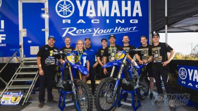 Yamaha celebrate MX1 and MXW ProMX Championship double
