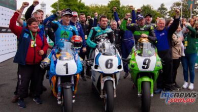 126.681 mph lap from Dunlop to win Classic Superbike Manx GP