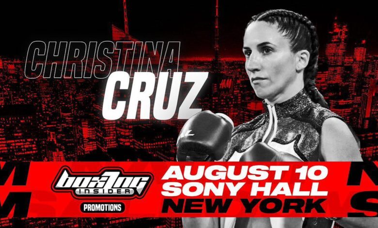 Boxing Insider Fight Night -- Christina Cruz: The Hell's Kitchen Kid is back in the 'hood