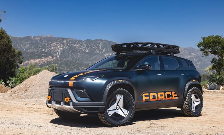 Force E Pack Lifts The Fisker Ocean, Gives It Armor And 33s