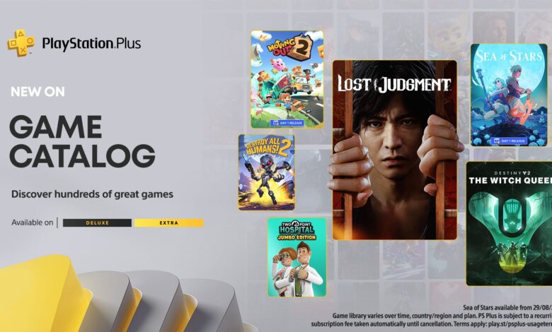(For Southeast Asia) PlayStation Plus Game Catalog for August: Sea of Stars, Moving Out 2, Destiny 2: The Witch Queen
