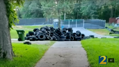 Guy Dumps Pile Of Tires In A Cancer Patient's Driveway, Trapping Her At Home