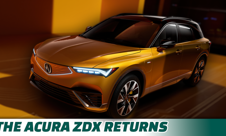 The Acura ZDX Returns As An Electric 500 HP Powerhouse