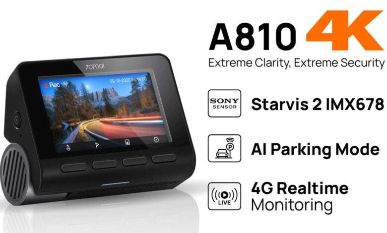 70mai A810 4K Starvis 2 dashcam now in Malaysia