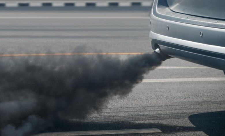 Is it legal to drive a vehicle that is blowing smoke, or is smoky?