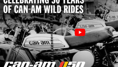 Can-Am Motorcycle Videos Celebrate Brand's 50-year History and Its Electric Future