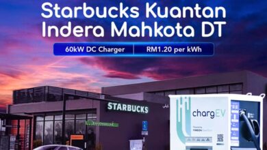 ChargEV adds 60 kW DC EV charger at Starbucks drive-through in Kuantan, Pahang – RM1.20 per kWh