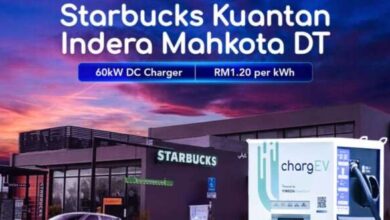 ChargEV tambah pengecas DC 60 kW di Starbucks Indera Mahkota Kuantan — RM1.20 bagi setiap kWh