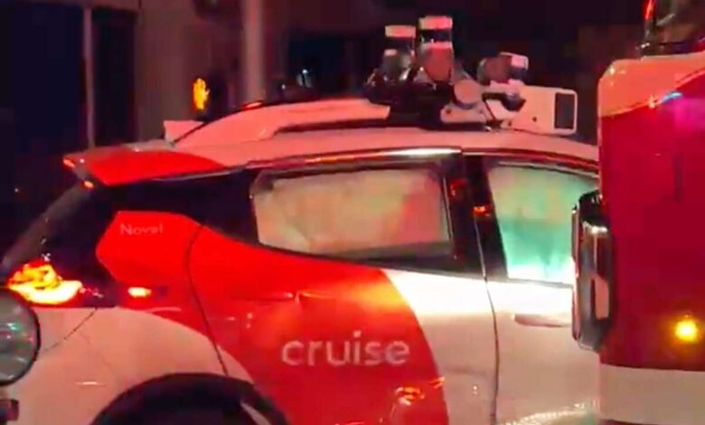 Cruise told by California DMV to reduce fleet of self-driving vehicles by 50% following crash with fire truck