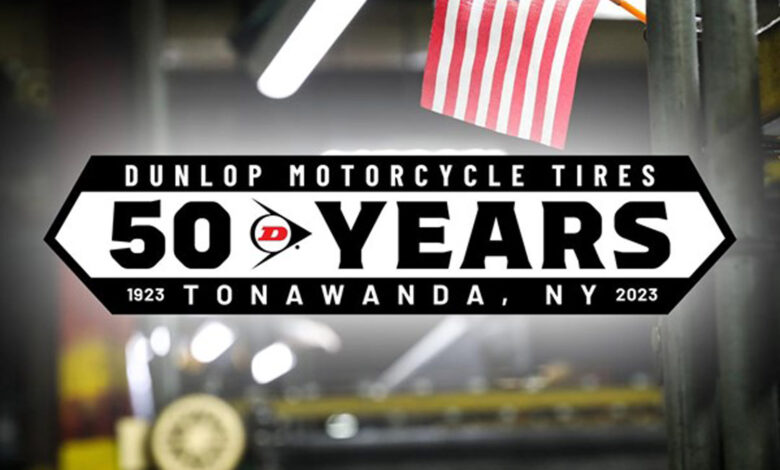 Dunlop Motorcycle Tires Celebrates 50 Years