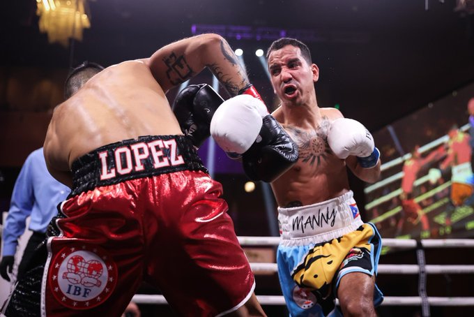 Emmanuel Rodriguez Drops Melvin Lopez Three Times In Final Round, Wins IBF Bantamweight Title By Wide Decision
