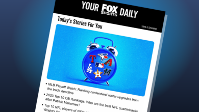 Your FOX Sports Daily: Welcome to the personalized newsletter