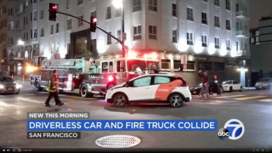 Cruise robotaxi collides with San Francisco firetruck headed to an emergency