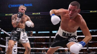 Jake Paul easily outpoints gritty, but overmatched Nate Diaz