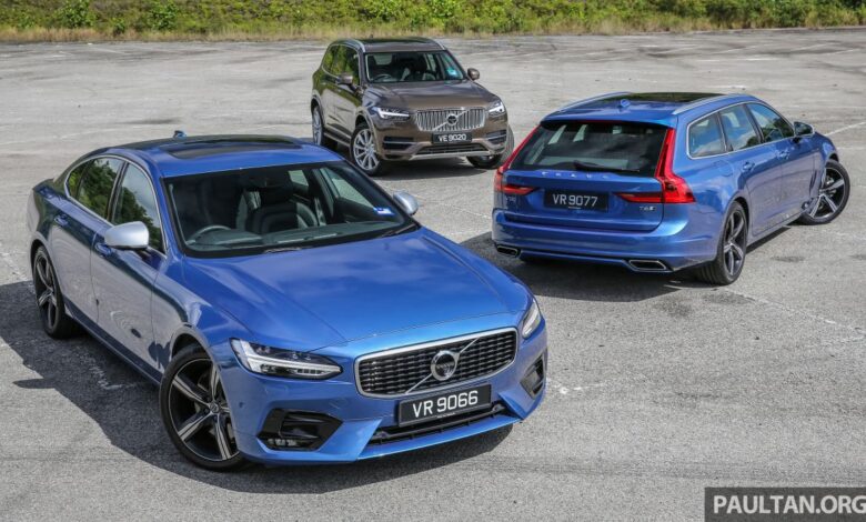 Volvo discontinues S60, V60, V90 sedan and wagon models in the United Kingdom; SUVs remain on sale