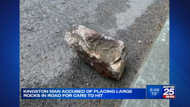 Dropping Rocks In Road So Cars Would Hit Them