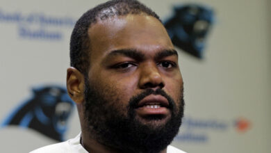 Michael Oher says 'The Blind Side' family made millions off claim he was adopted : NPR