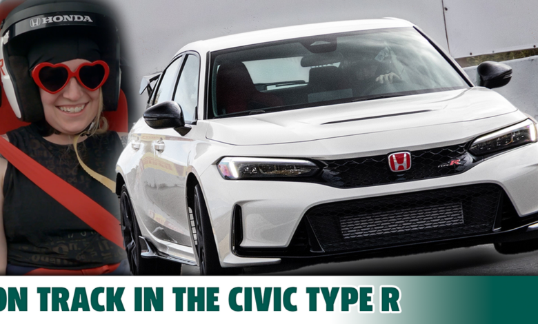 On Track In The 2023 Honda Civic Type R