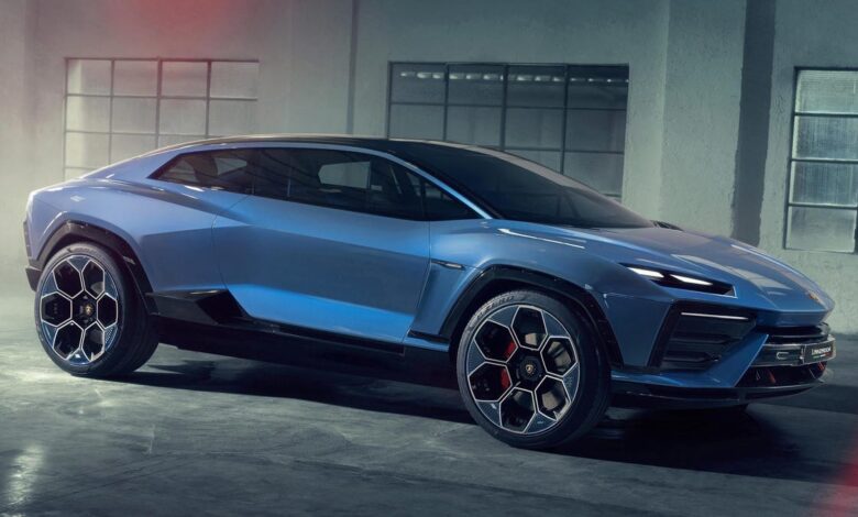 Lamborgini Lanzador Concept Previews All-Electric Lamborghini