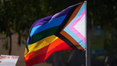 California store owner shot and killed over a Pride flag displayed in her shop : NPR