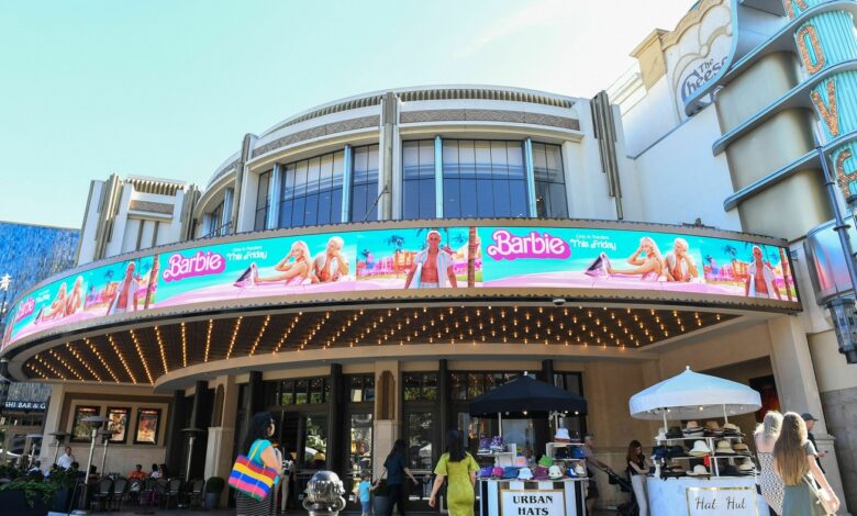 Can theaters sustain the so-called 'Barbie boost' at the box office? : NPR
