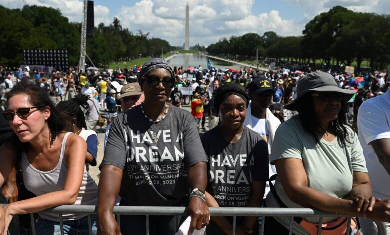 The March on Washington's 60th anniversary draws thousands to D.C. : NPR
