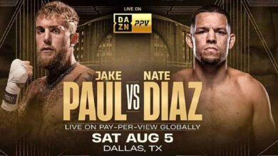 Jake Paul vs Nate Diaz full fight video poster 2023-08-05