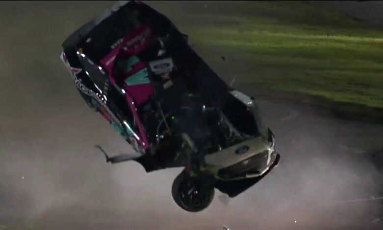 Ryan Preece flips nearly a dozen times in a scary wreck at the Coke Zero Sugar 400