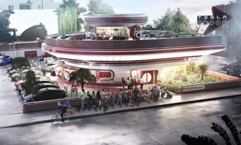 Tesla diner and drive-in theater in L.A. is one step closer to reality