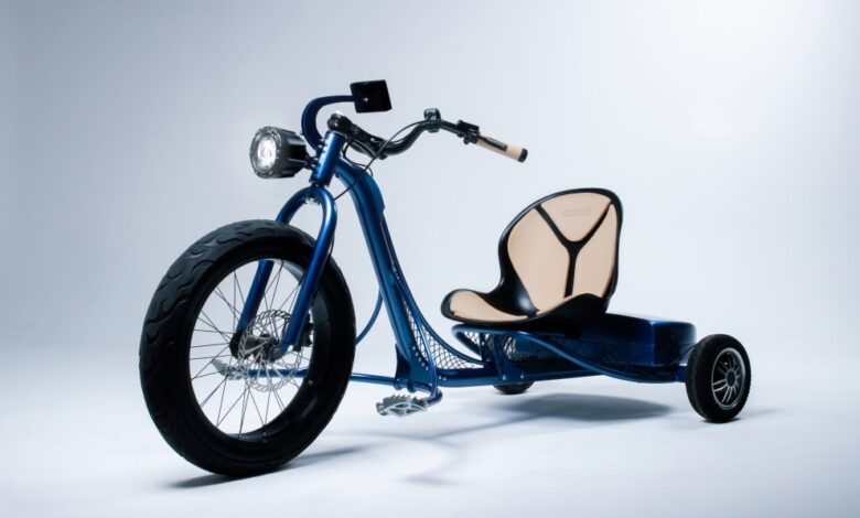 Vook electric trike is kid-style fun with adult-sized tech and range