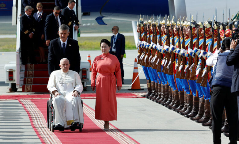 Pope Visits Mongolia, With an Eye on Russia and China