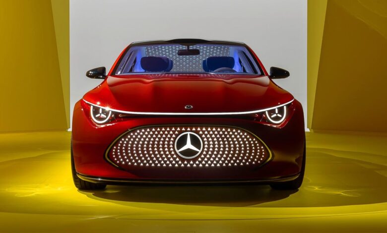 CLA Concept DRLs To Be EV Equivalent Of Cool Exhaust