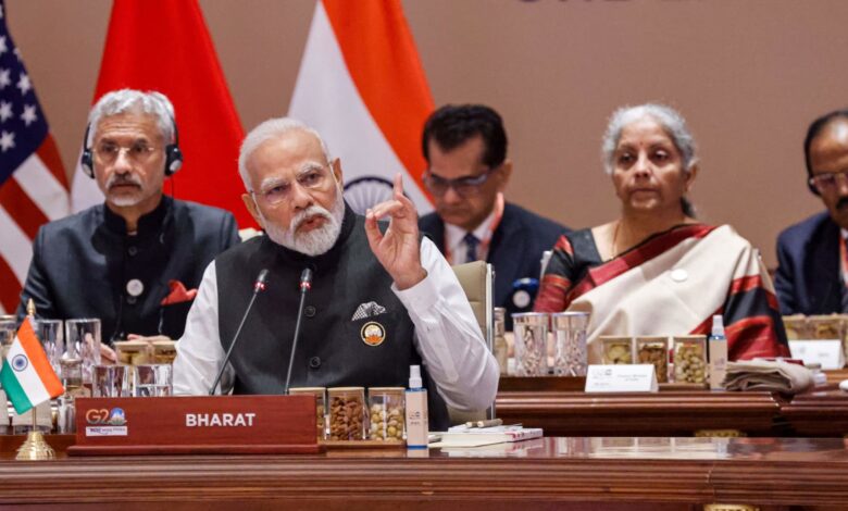 Indian PM Modi says a consensus has been reached on a G20 declaration