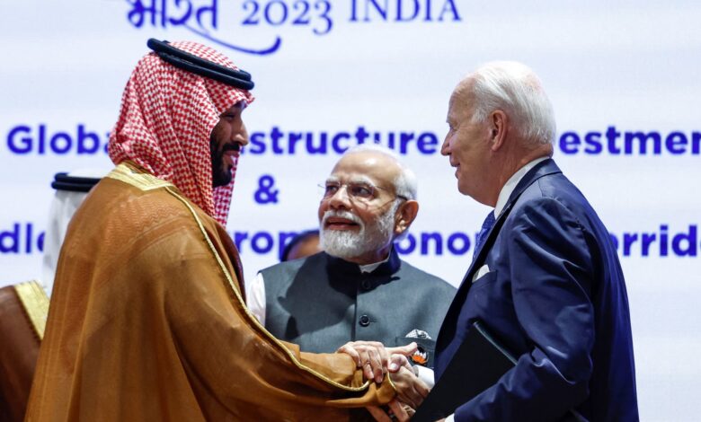 U.S., India, Saudi, EU unveil a massive rail, ports deal at G20
