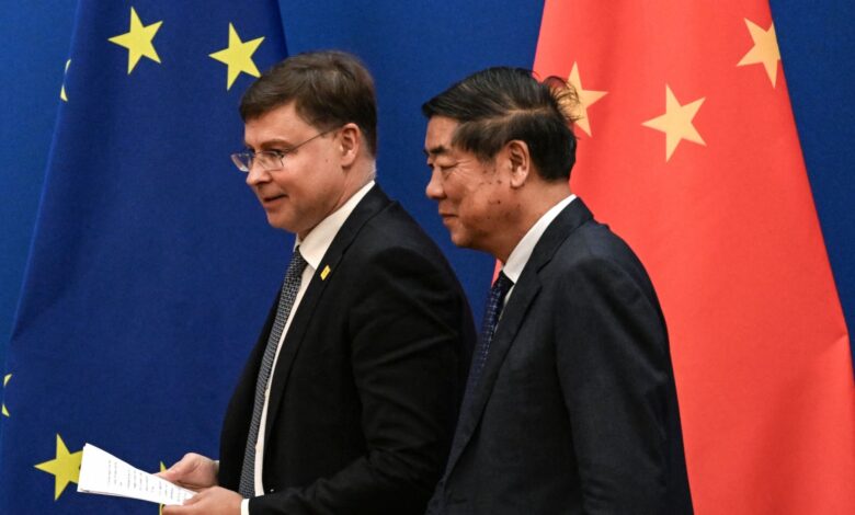 EU trade chief says the outcome of China EV probe cannot be prejudged