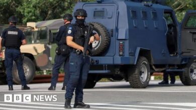 Kosovo and Serbia row over monastery gun battle