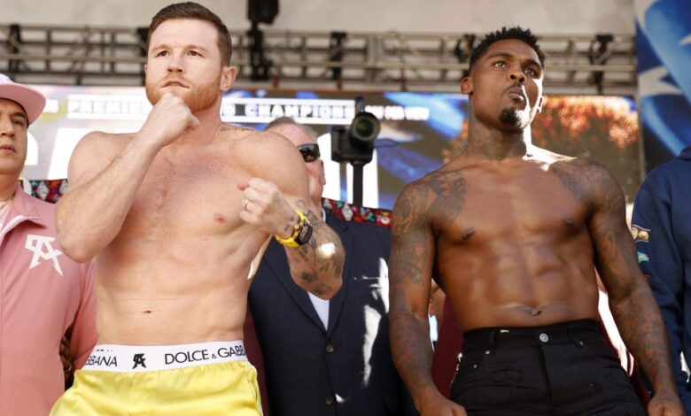 Canelo Alvarez, Jermell Charlo make weight for Saturday’s bout