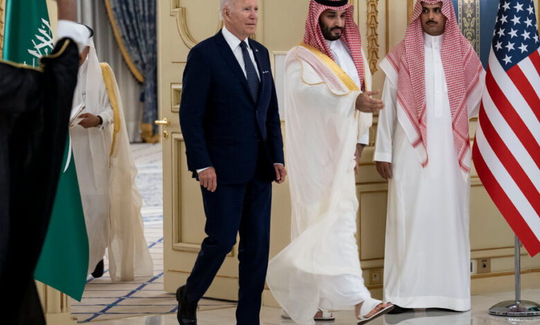 Biden Aides and Saudis Explore Defense Treaty Modeled After Asian Pacts