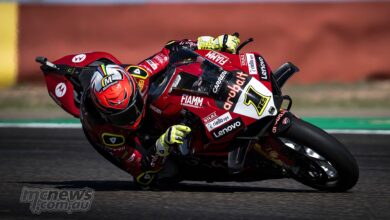 Ducati 1-2-3 as Aragon WorldSBK round gets underway on Friday