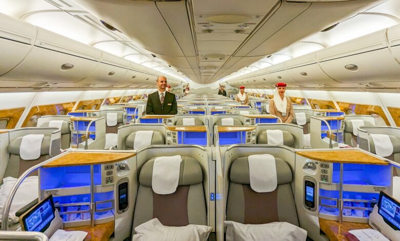 Emirates A380 business class review