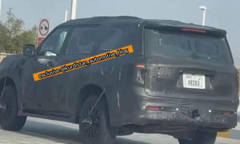 Next-gen Nissan Patrol spied again in the Middle East