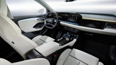 Audi Q6 E-Tron interior shows off big screens