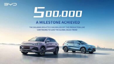 BYD Atto 3 - EV crossover production hits 500k-unit mark in just 19 months after initial launch in China