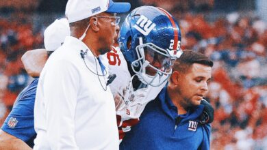Saquon Barkley reportedly suffers 'ordinary' ankle sprain, will miss 3 weeks