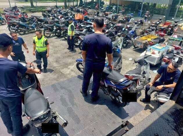 JPJ seizes more than 100 vehicles operated by foreigners in KL, Penang and Melaka, in Ops PEWA