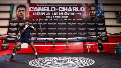 Jermell Charlo’s lived-streamed training session in Houston